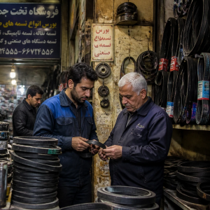پخش تسمه در بازار تهران